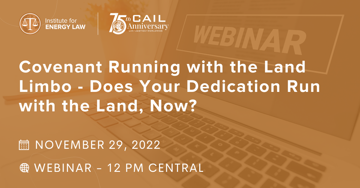 Covenant Running with the Land Limbo Does Your Dedication Run with