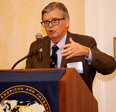 Ernest Smith presents at IEL Oil & Gas Law Conference
