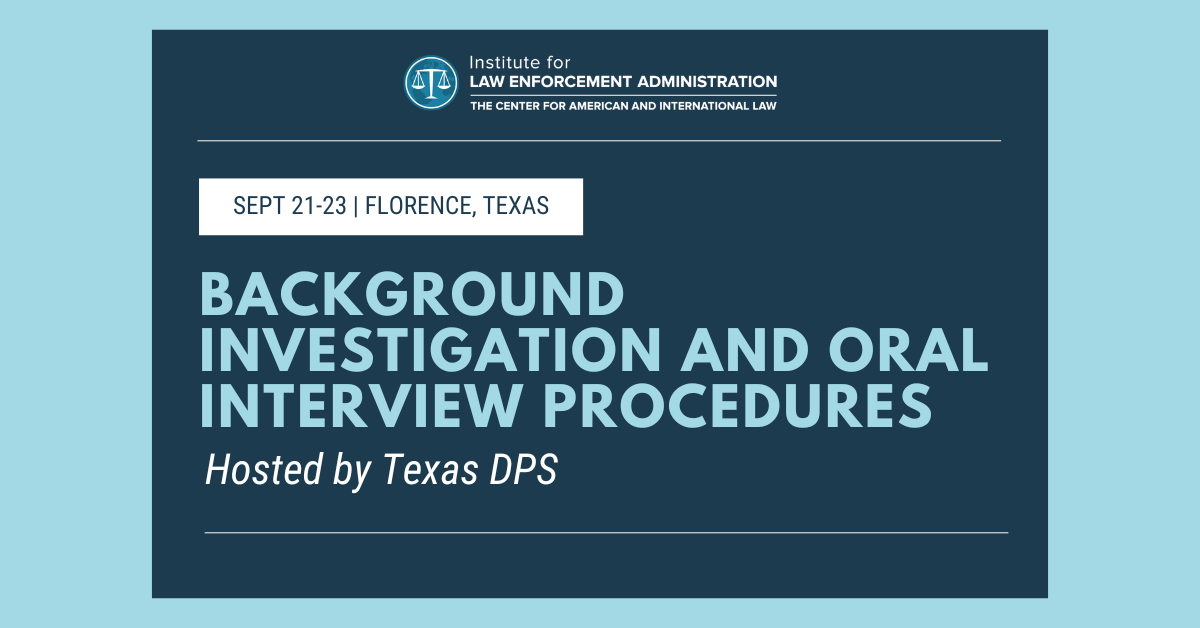 Background Investigation and Oral Interview Procedures logo