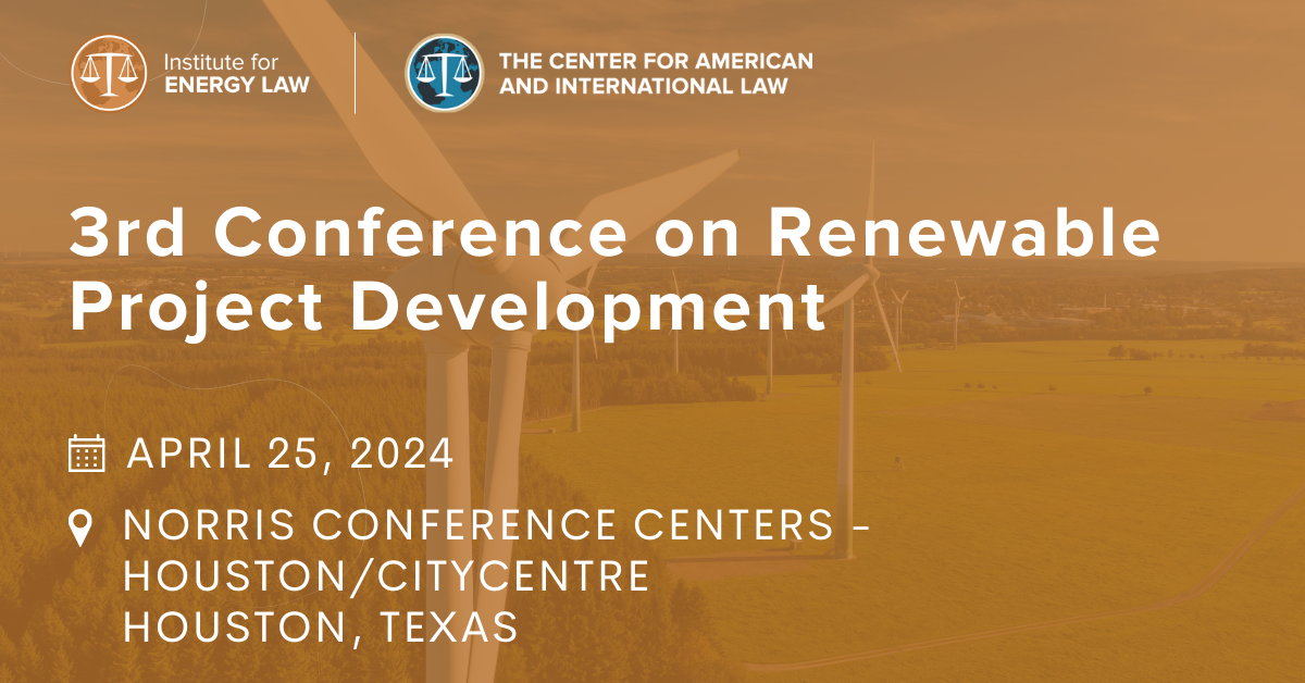 3rd Conference on Renewable Project Development